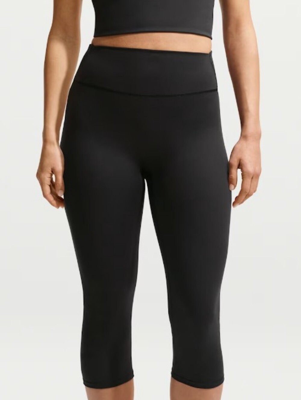 NikeSKIMS Matte Women's High-Waisted Cropped 17" Leggings, Large